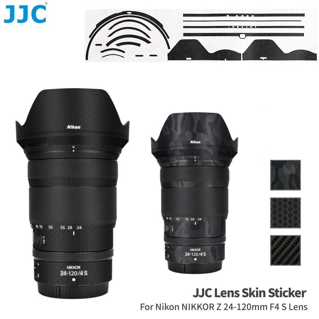 JJC สติ๊กเกอร์เลนส์ป้องกันเลนส์ Camera Nikon NIKKOR Z 24-120mm F4 S Lens ภาพยนตร์ที่ทนต่อรอยขีดข่วน Anti-Scratch Film