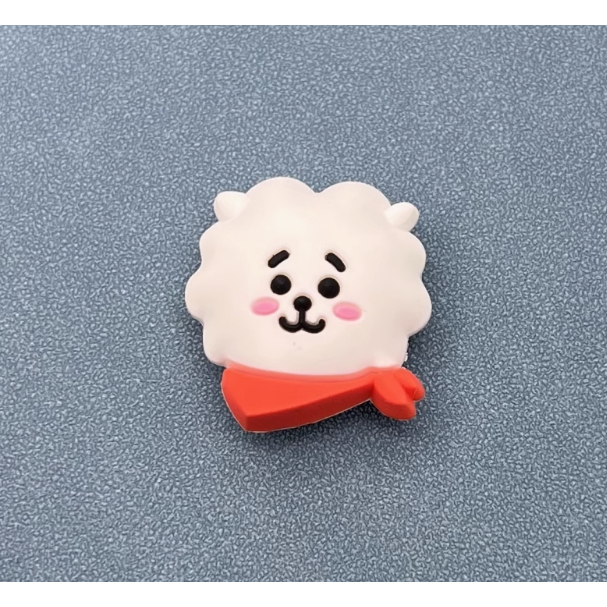 Crocs Jibbitz, Crocs Charms, อุปกรณ์รองเท้า, เครื่องรางที่ปรับแต่งได้, Jibbitz BT21 น่ารัก