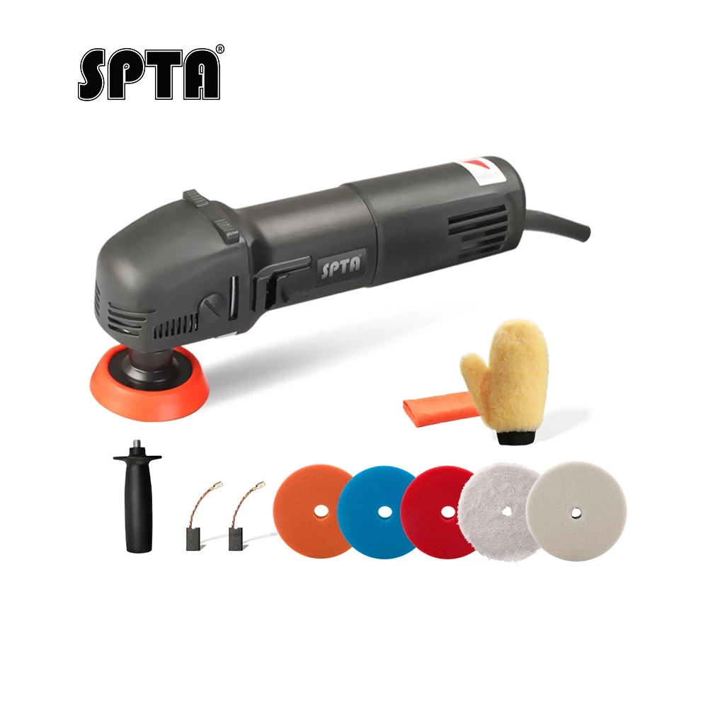 Spta เครื่องขัดโรตารี่ ขนาดเล็ก 3 นิ้ว DIY พร้อมแผ่นขัด