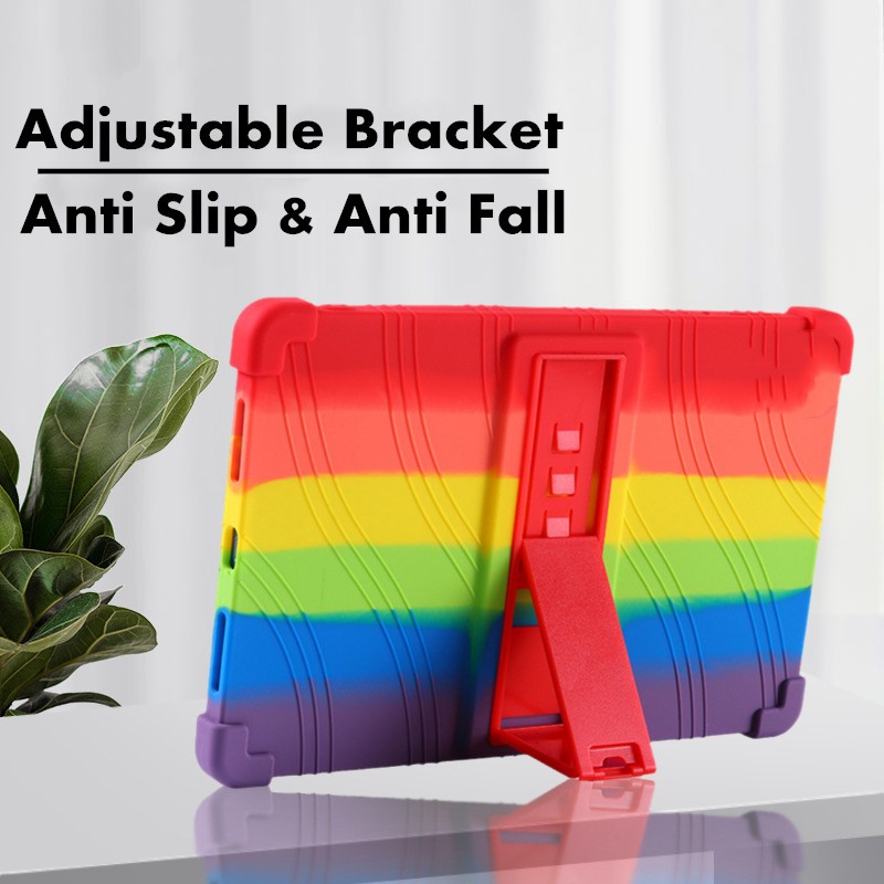 for True Smart Tab 4G E-Biz Pro 10.1 Inch Tablet Case Super Shockproof Soft Silicone Protective Case Stand Cover