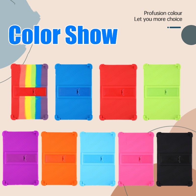 for True Smart Tab 4G E-Biz Pro 10.1 Inch Tablet Case Super Shockproof Soft Silicone Protective Case Stand Cover