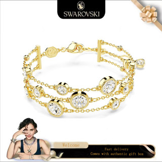 SWAROVSKI สวารอฟสกี้ (ใหม่) สร้อยข้อมือสุภาพสตรีแฟชั่น สร้อย…