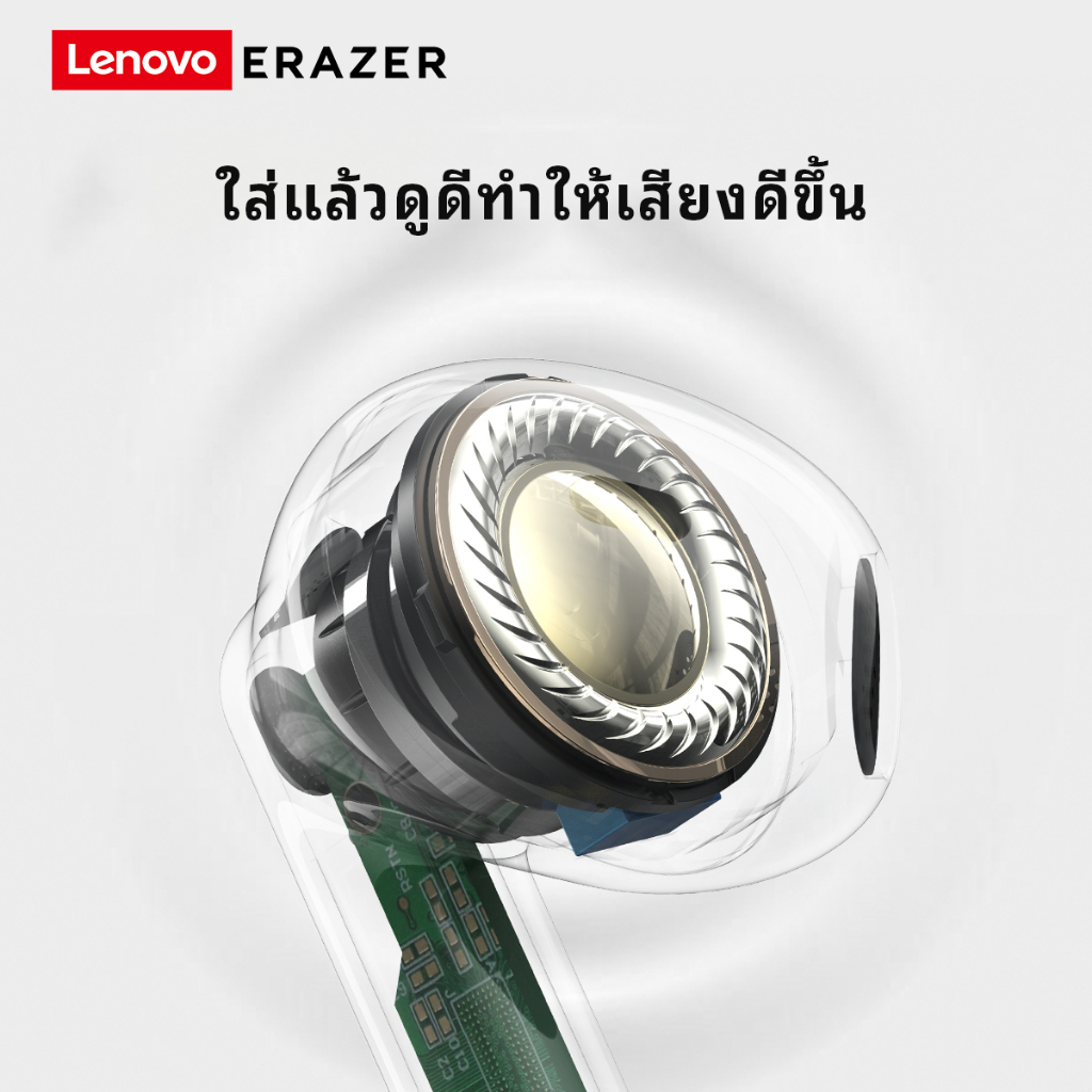 [AI ชุดหูฟัง] Lenovo ERAZER XT92PRO หูฟังแปลอัจฉริยะ In-ear TWS รองรับการแปลเป็น 134 ภาษา การแปลภาษาไทย หูฟังไร้สาย พร้อมไมโครโฟน