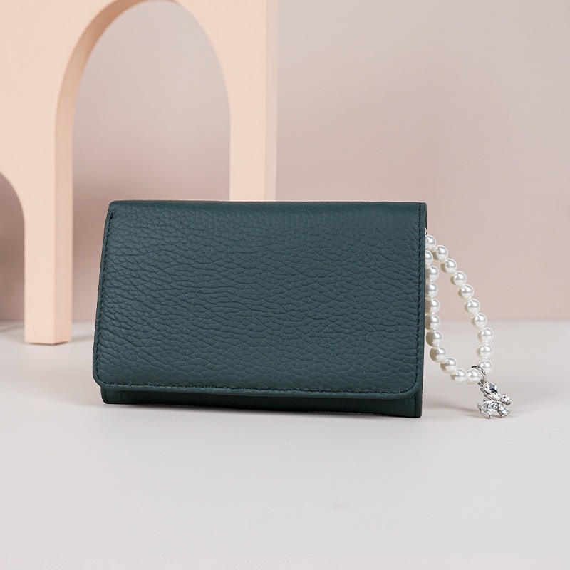 แฟชั่นใหม่กระเป๋าสตางค์หนังแท้สุภาพสตรีผู้ถือบัตรมัลติฟังก์ชั่ชั้นแรก หนังวัว ความจุขนาดใหญ่กระเป๋าเหรียญ - รูปที่ 6