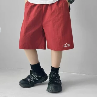 Croc Boyz พร้อมส่ง กางเกงเด็กชายแฟชั่น ขาสั้น สีสดใส ลำลองฤดูร้อน ไซส์ 120-160
