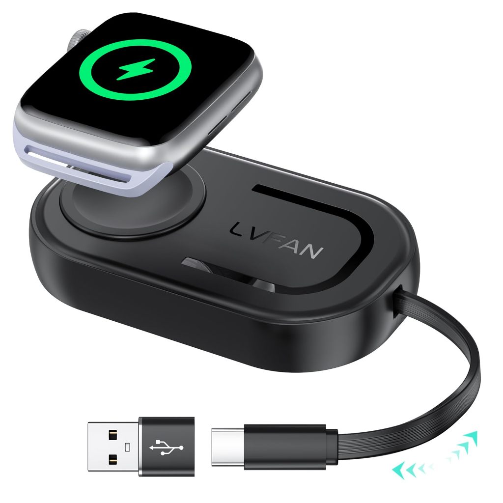 เครื่องชาร์จแม่เหล็ก USB C สําหรับ Apple Watch Series 10 9 8 7 6 5 4 SE Ultra 2 Travel Wireless Fast