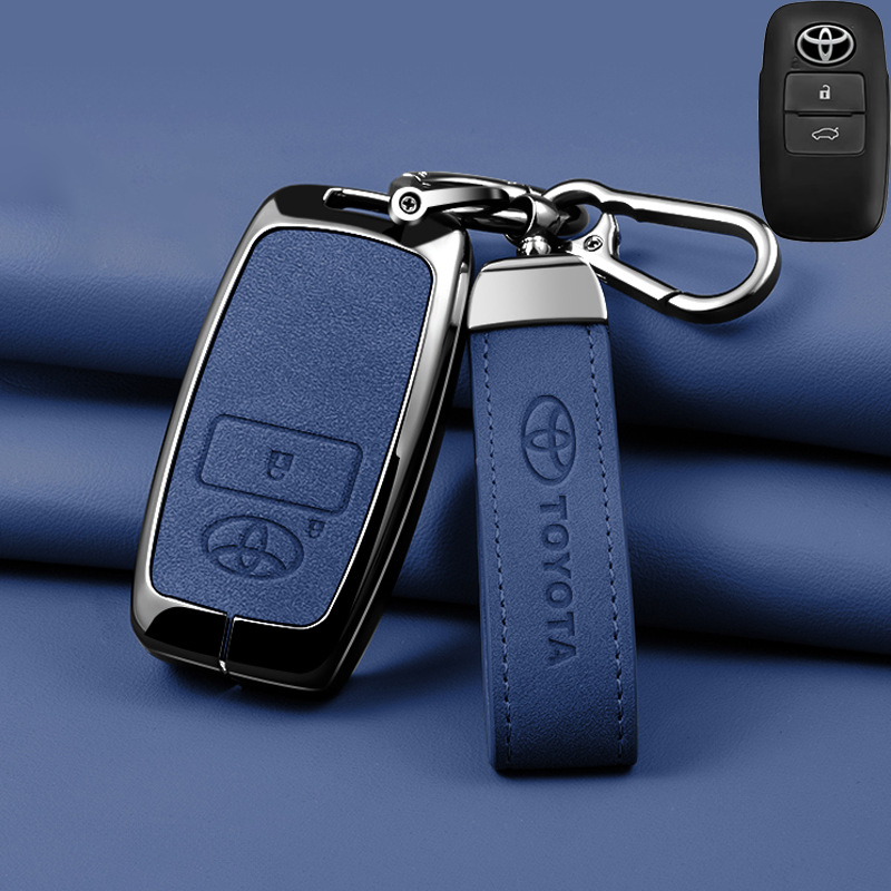 เคสกุญแจรีโมทรถยนต์ หนังสังกะสีอัลลอย อุปกรณ์เสริม สําหรับ Toyota Yaris cross Ativ Veloz 2022-2025