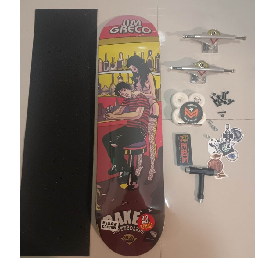 Pro สเก็ตบอร์ดครบชุด 8 นิ้ว 8.25 นิ้วผู้ใหญ่ชุดสเก็ตบอร์ดใหม่ BAKER MINILOGO VENTURE BON ES BEARING T TOOL DIY ชุดสเก็ตบอร์ด - รูปที่ 5