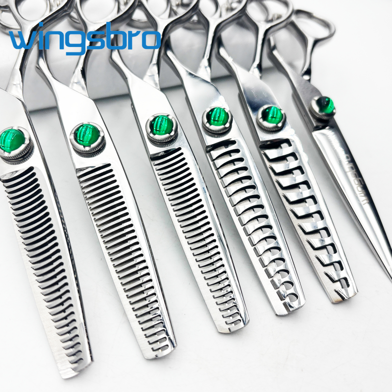 Wingbro กรรไกรตัดแต่งทรงผมมืออาชีพ กรรไกรผอมบาง ตัดผม Sharp กรรไกรตัดผม ผอมบาง