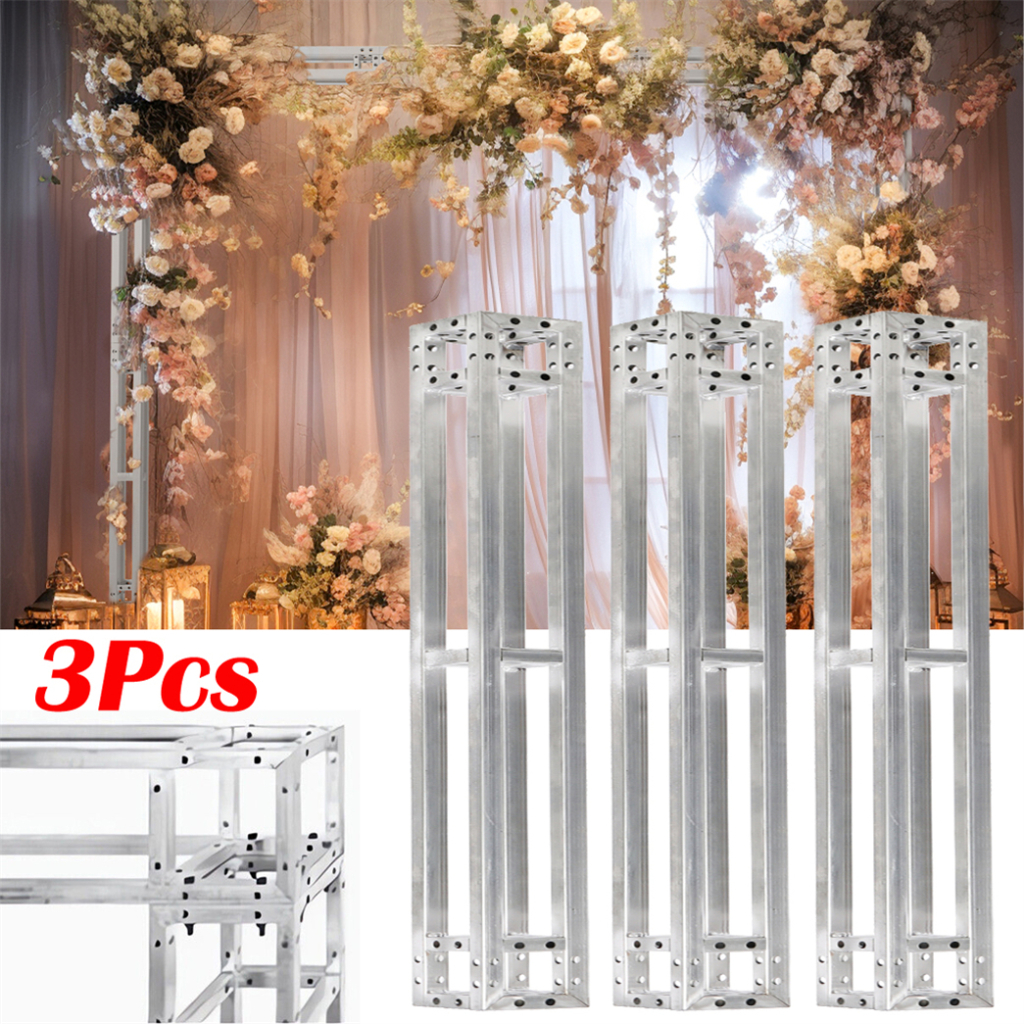 Unho 3 แพ็คแสง Truss Disco DJ Truss ขาตั้ง 100x10x10 ซม.สแควร์ Truss Heavy Duty Trussing Segment ฉาก
