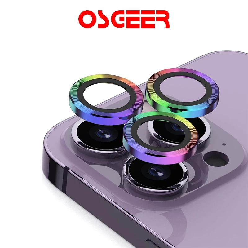 ฟิล์มกันรอยเลนส์กล้อง OSGEER สำหรับ iPhone 16Promax / 17Air / 15 / 14Pro / 13Plus / 11 Series thumbnail 9