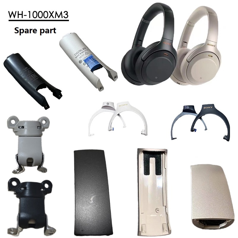 เปลี่ยนอะไหล่พลาสติกสําหรับ SONY wh-1000xm3 ชุดหูฟังภายใน Beam,Outer ภายนอก Slider ซ่อม wh 1000xm3 หูฟังบานพับหมุน