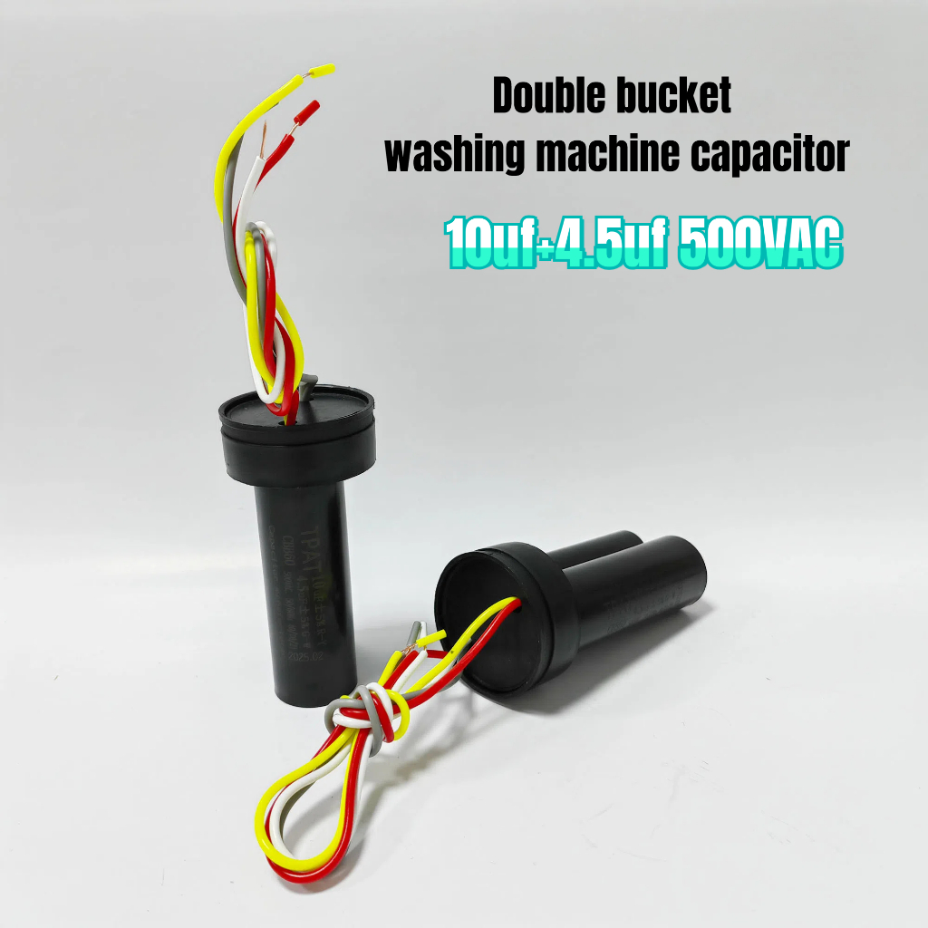 10UF+4.5 UF 500VAC Cbb60 ตัวเก็บประจุเครื่องซักผ้า pxc6 10UF+4.5