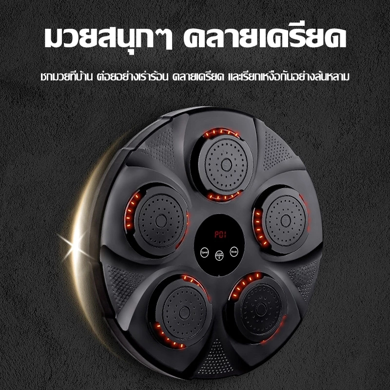 เครื่องฝึกชกมวย เป้าชกมวยไฟฟ้า เป้าชกมวย เครื่องชกมวย Music Boxing machine