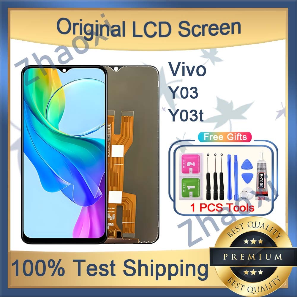 หน้าจอ LCD Vivo Y03 Y03t พร้อมการเปลี่ยนเฟรม