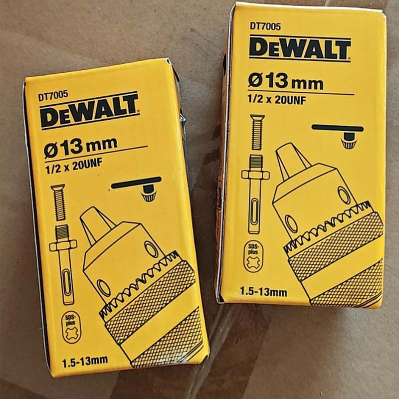 Dewalt DT7005 Keyed Chuck 1.5-13 มม.1/2 x 20 UNF SDS-Plus อะแดปเตอร์ Chuck Key Power เครื่องมือสิ่งที่แนบมา - รูปที่ 3