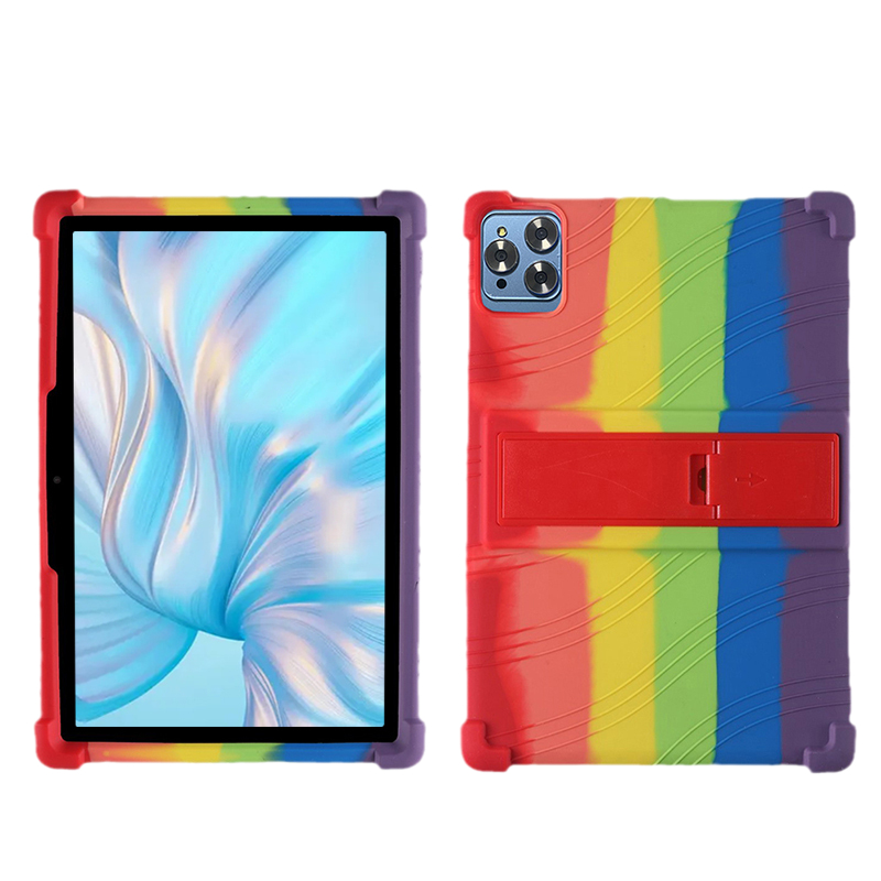 for True Smart Tab 4G E-Biz Pro 10.1 Inch Tablet Case Super Shockproof Soft Silicone Protective Case Stand Cover