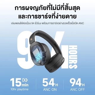 Edifier W830NB หูฟังแบบครอบหู ไร้สาย Hybrid ANC -45dB บลูทูธ 5.4 เวลาใช้งานสูงสุด 94 ชั่วโมง Hi-Res Wireless Audio พร้อมไมโครโฟนในตัว รองรับการเชื่อมต่อ 2 อุปกรณ์
