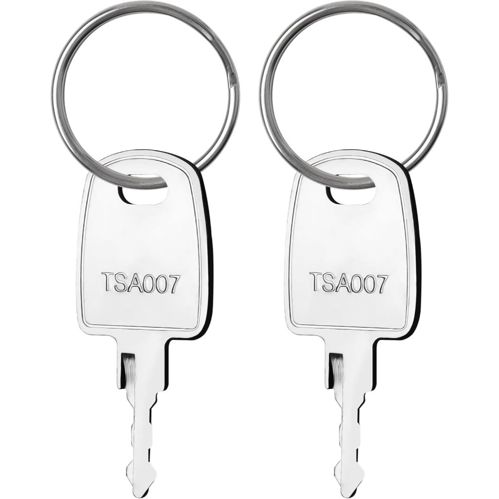 กุญแจสําหรับ TSA, 2ชิ้น TSA007 สําหรับกุญแจล็อคกระเป๋าเดินทางหลักเข้ากันได้กับกระเป๋าเดินทางล็อครหัส