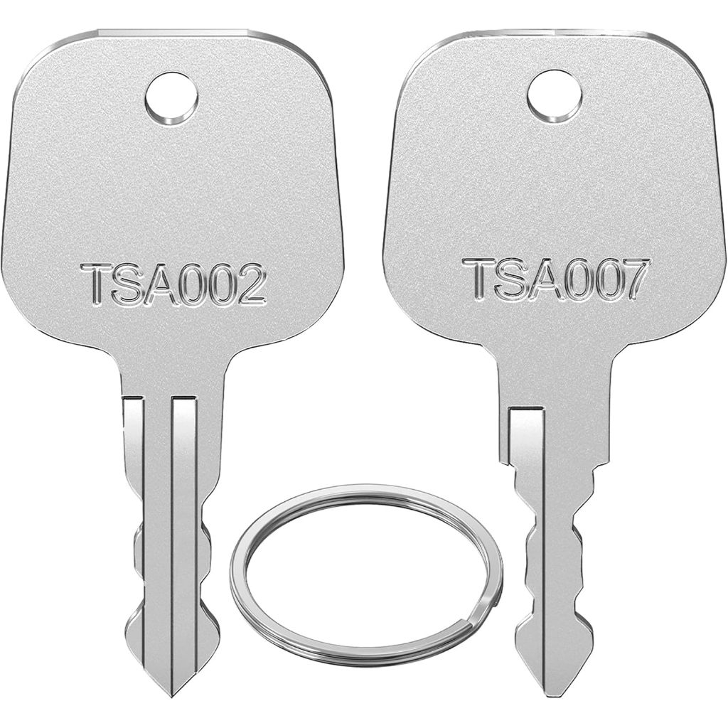 กุญแจสําหรับ TSA, 2PCS TSA007 TSA002 สําหรับกุญแจล็อคกระเป๋าเดินทางเข้ากันได้กับกระเป๋าเดินทางล็อครห