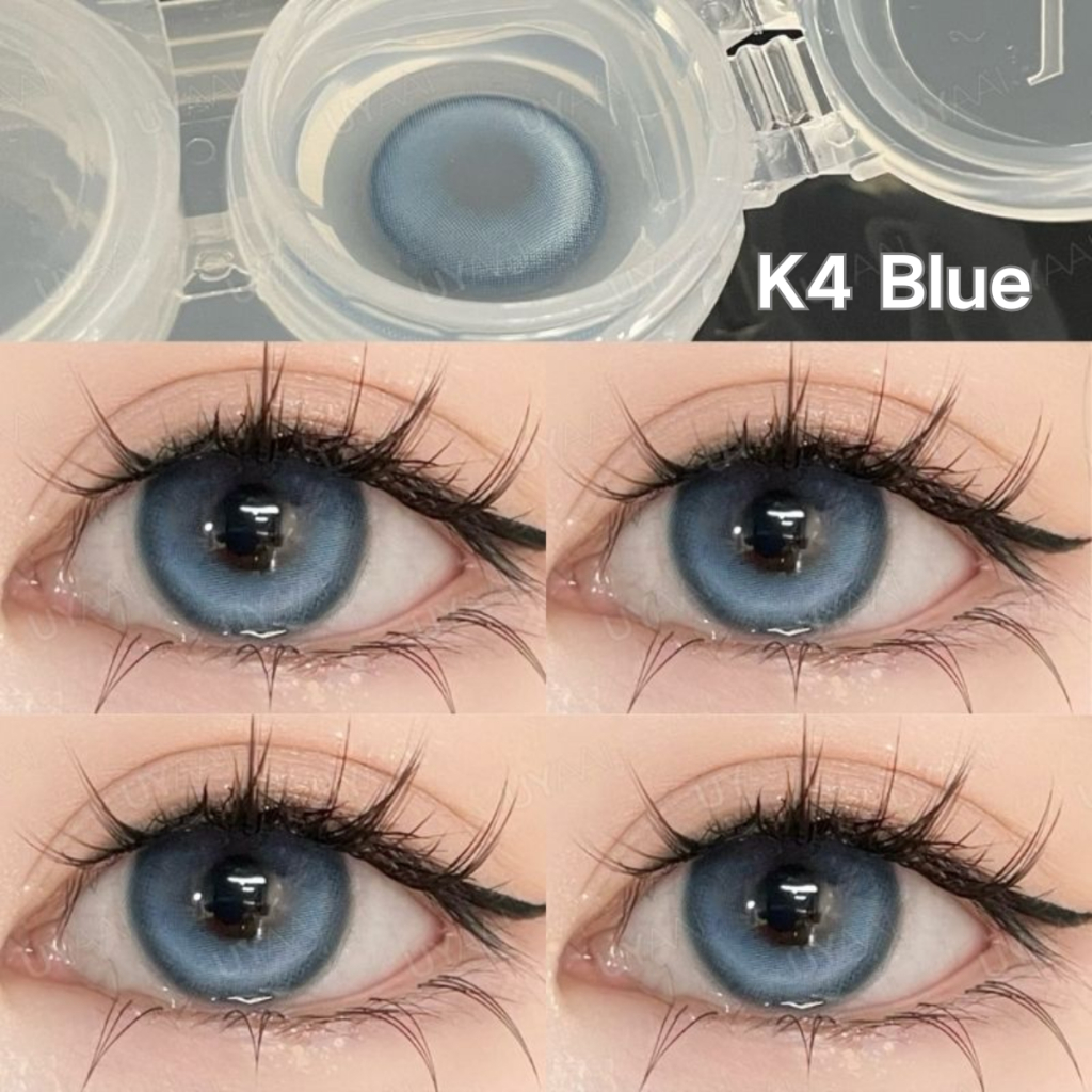 {เกรด -0.00~-6.00} UYAAI x FRESHLADY คอนแทคเลนส์ บิ๊กอาย สีฟ้า คอนแทคเลนส์สายตาสั้น รายเดือน 14.5 มม. 2 ชิ้น ต่อคู่
