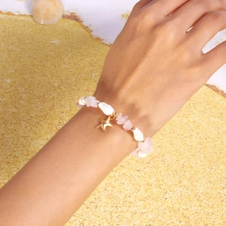 จูชิ ชิปปลาดาวสังข์ปรับสร้อยข้อมือแฟชั่นวินเทจวันหยุดของขวัญอุปกรณ์เสริม