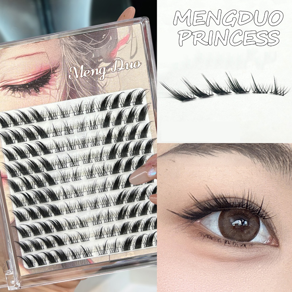 3d แถบนํากลับมาใช้ใหม่ขนตาคลัสเตอร์ Extensions Curling Up Volume ขนตาปลอม