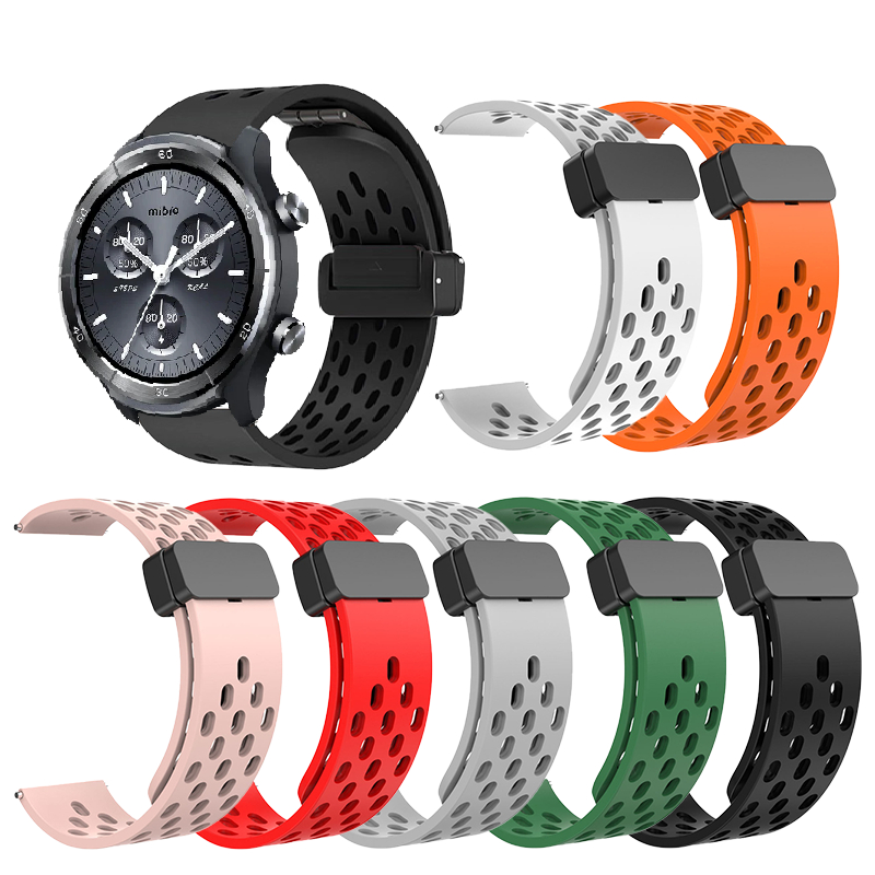 สําหรับ Mibro Watch A3 สายนาฬิกา สายซิลิโคนแม่เหล็ก