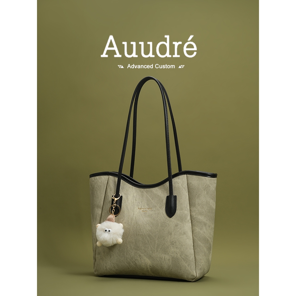 Auure ความจุขนาดใหญ่กระเป๋าผู้หญิง 2026 สไตล์ใหม่ Outing Commuter กระเป๋าสะพาย Tote Bag