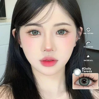 {องศา -0.00 ~ -5.00} UYAAI คอนแทคเลนส์สายตาสั้น สีเขียว 14.2 มม.