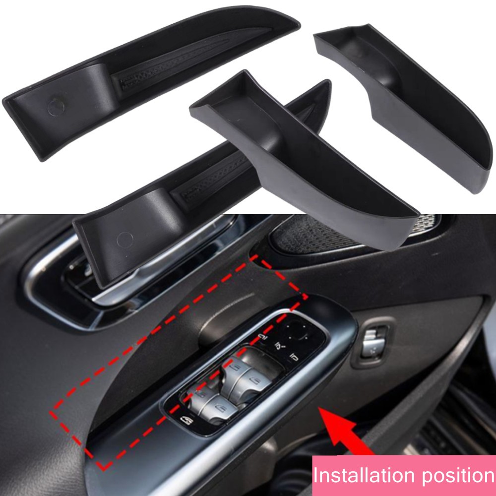 สําหรับmercedes Benz C Class W206 2022 2023 2024 ABSรถประตูกล่องเก็บคอนเทนเนอร์ถาดTrim