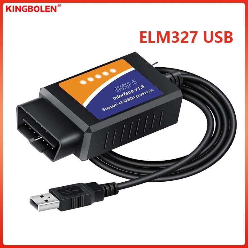 Elm327 อะแดปเตอร์ USB OBD2 เครื่องสแกนเนอร์สําหรับ Windows, ELMconfig FoCCCucus เครื่องมือสแกนวินิจฉัยพร้อม MS-Can/HS-สามารถสวิทช์สําหรับ Ford Lincoln Mazda Mercury Series ยานพาหนะ