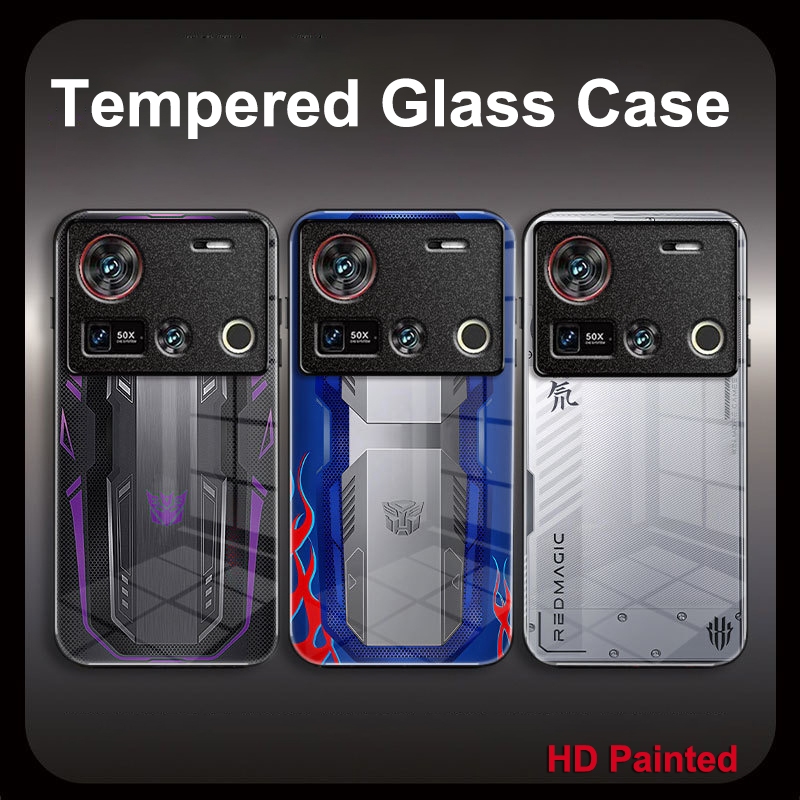 9H สําหรับ Nubia Z70 Ultra กรณี Hard กระจกนิรภัยโทรศัพท์ปกหลังสําหรับ Nubia Z70Ultra สําหรับ Nubia Z