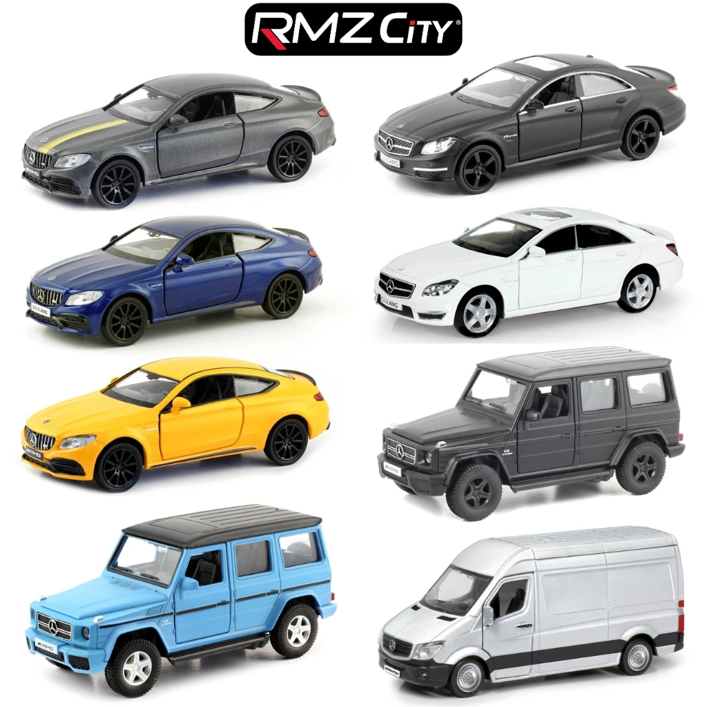 Rmz CITY 1/36 Mercedes-Benz AMG Series จําลอง Die Cast รถรุ่น Diecast โลหะผสมโลหะ Miniature ดึงกลับคอลเลกชันของขวัญสําหรับชายเด็ก