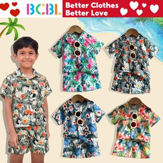 【หุ้นไทย】เสื้อสงกรานต์เด็ก สูทเด็กผู้ชาย ชุดฮาวาย ชุดเสื้อยื…