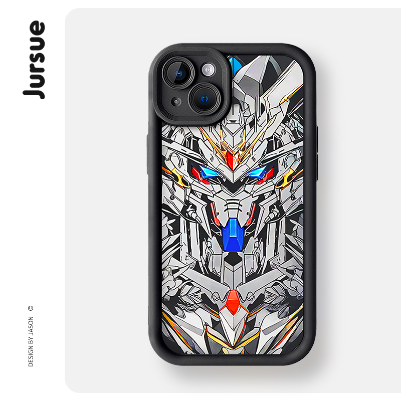 Jursue น่ารักตลกความงามกันกระแทกสําหรับ iPhone 16 15 14 13 12 11 Pro Max SE 2020 X XR XS ip 8 7 Plus