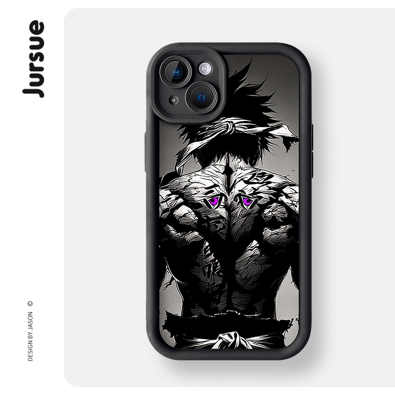 Jursue น่ารักตลกความงามกันกระแทกสําหรับ iPhone 16 15 14 13 12 11 Pro Max SE 2020 X XR XS ip 8 7 Plus