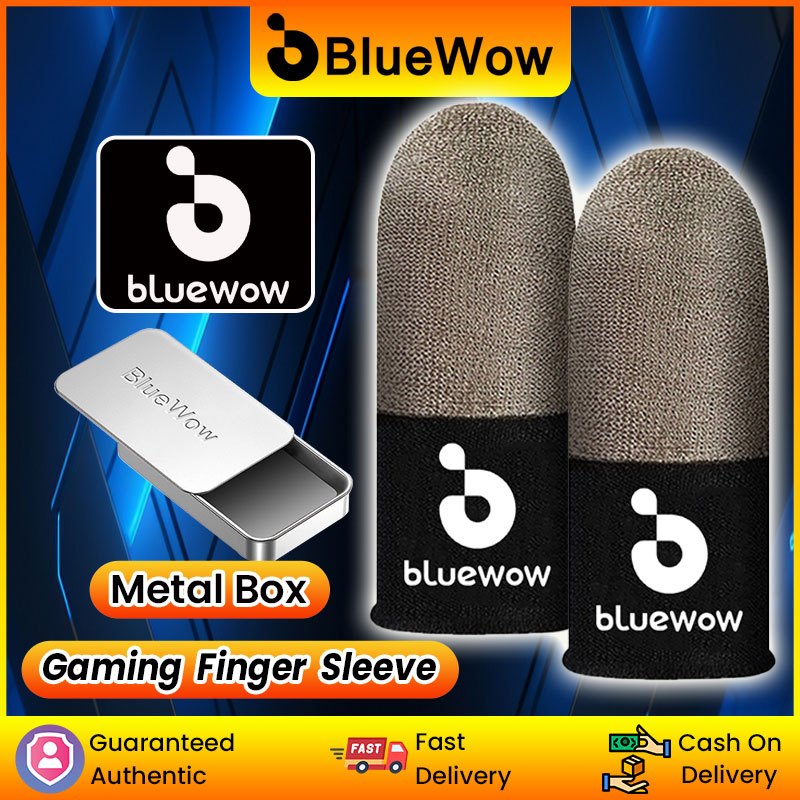 Super Qualitybluewow Finger Sleeve Gaming สําหรับ PUBG เกมมือถือถุงมือนิ้วบางเฉียบและทนทานสําหรับเล่นเกม