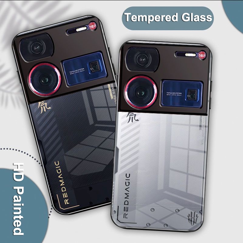 9H สําหรับ Nubia Z60 Ultra กรณี Z60 Ultra Leading Hard กระจกนิรภัยโทรศัพท์ปกหลังสําหรับ Nubia Z60 Ul