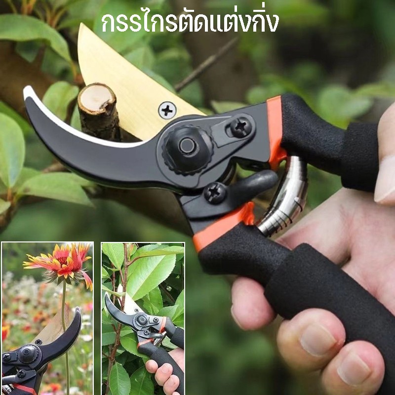✂️SK5 กรรไกรตัดกิ่งไม้ กรรไกรตัดหญ้า แต่งสวน กรรไกรตัดกิ่ง✂️กรรไกรตัดกิ่ง คม ทน ประหยัดแรงงาน กันไกรตัดกิ่ง กรรไกรตัดกิ่งไม้ กรรไกรแต่งกิ่ง คีมตัดกิ่