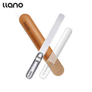 Llano ตะไบเล็บ สองด้าน นาโน แก้ว ตะไบเล็บ มืออาชีพ เครื่องมื…