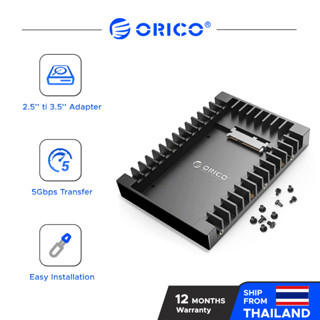 ORICO อะแดปเตอร์ฮาร์ดไดรฟ์ Hdd 2.5 To 3.5 นิ้วรองรับ SATA3.0…