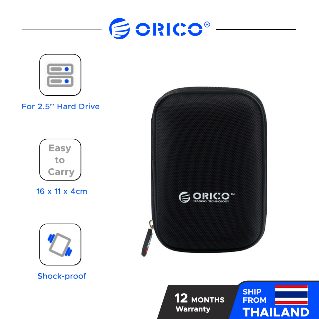 ORICO Hard Case กระเป๋าใส่ฮาร์ดดิสก์Harddisk ขนาด 2.5 นิ้ว ใส่ FlashDrive กระเป๋าฮาร์ดไดรฟ์ภายนอก (PHD-25)