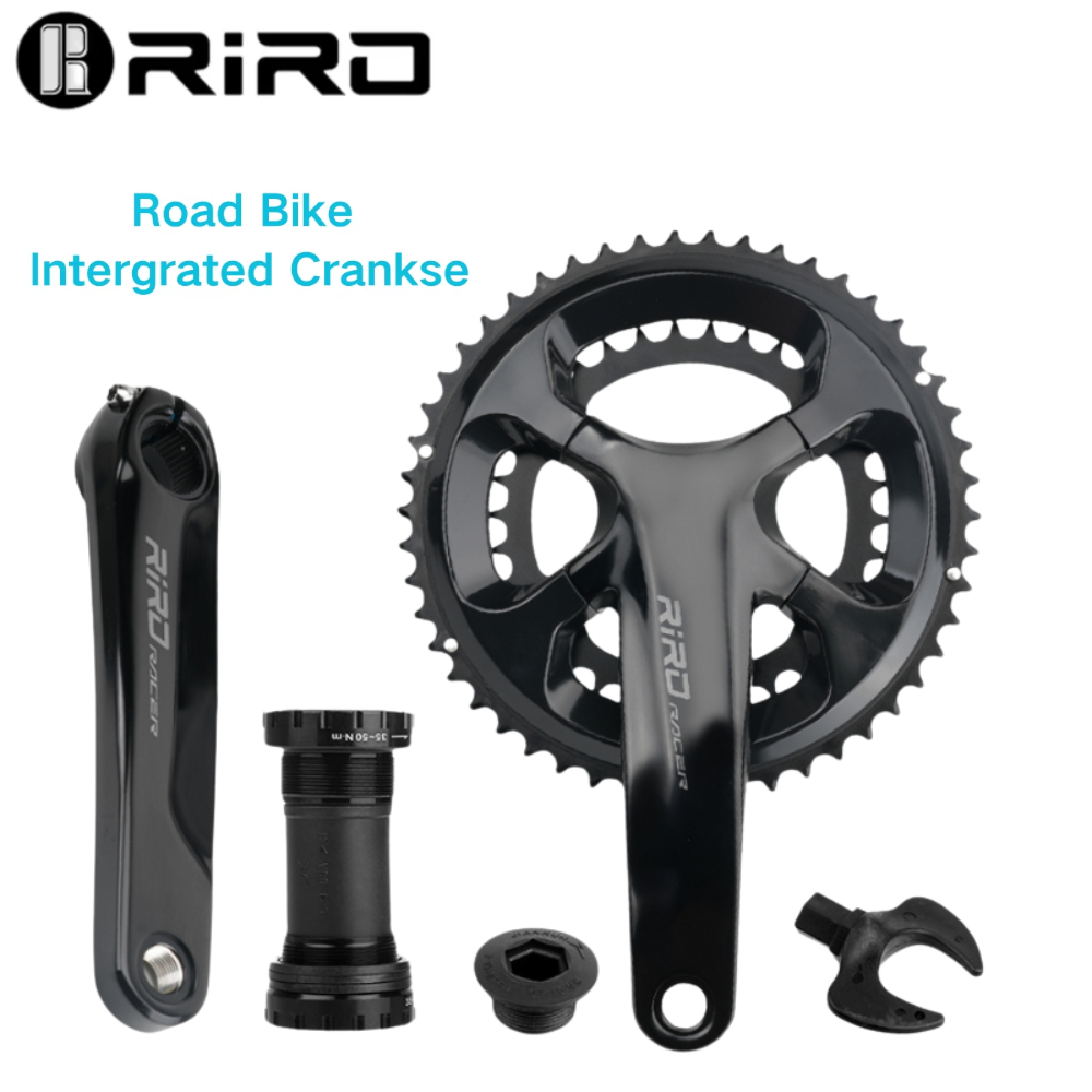 Riro Ultra Light ทนทาน 170 มม. ชุดข้อเหวี่ยงจักรยานเพื่อบันทึกประสบการณ์การขี่ของคุณ! สเตอร์ลิงค์โซ่ 50-34ที ออกแบบมาสําหรับจักรยานเสือหมอบเพื่อให้ขี่ง่ายขึ้น