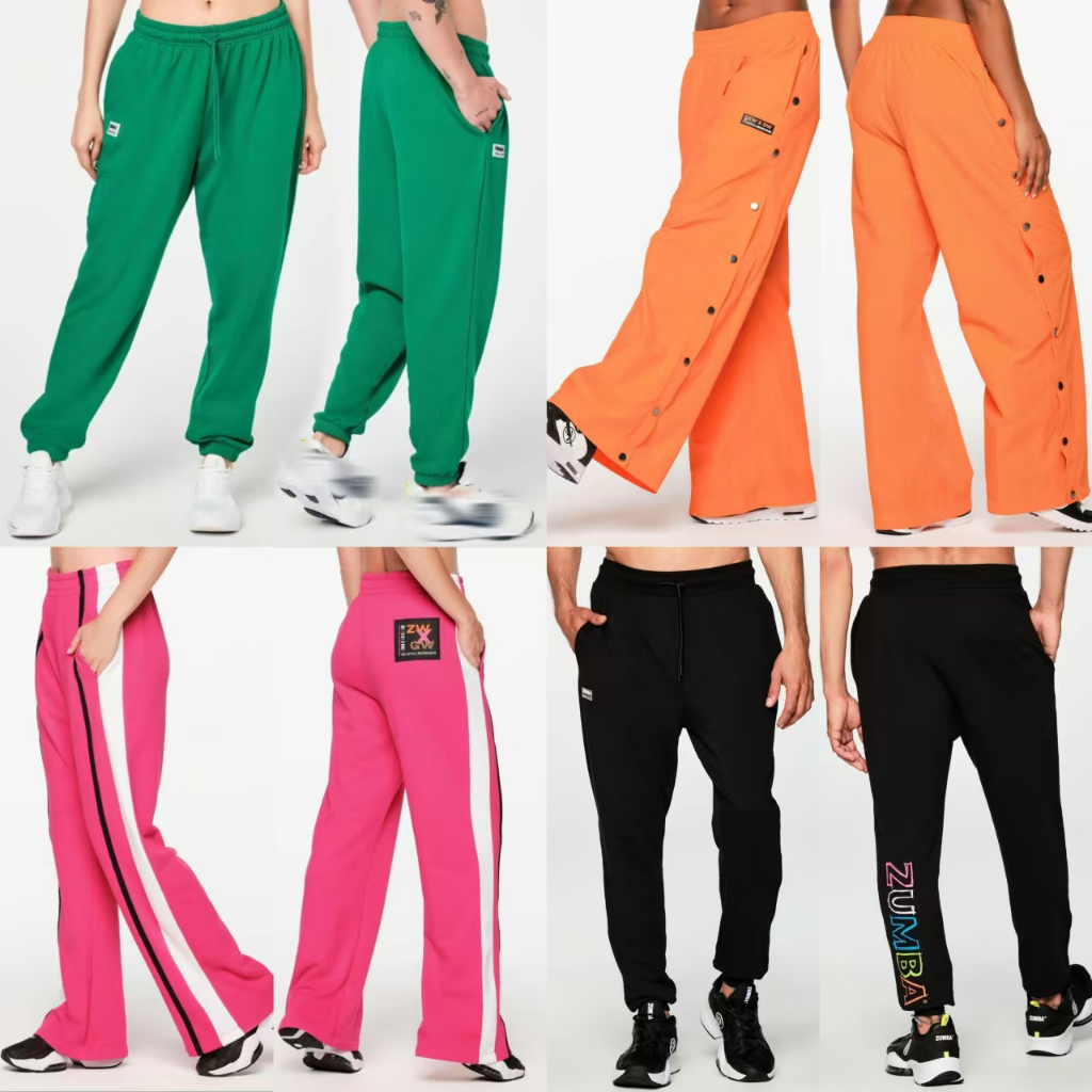 Zumba zumba ZWGW Co-Branded Mens Womens Sports Long Pants 2025 Fitness Dance Loose Version Nylon Ora
