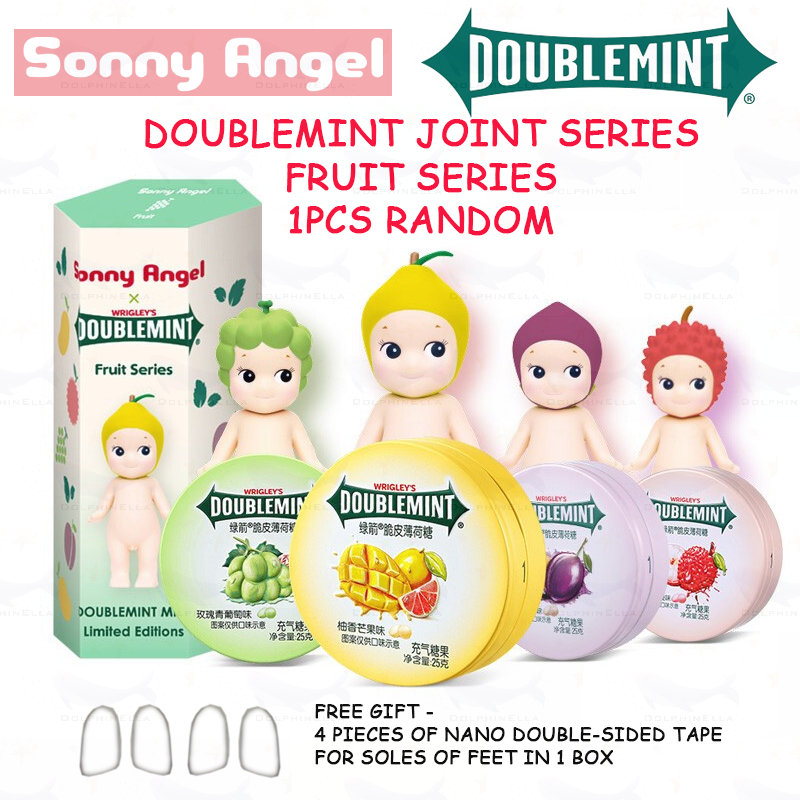 1pcs สุ่ม Doublemint Joint Sonny Angel mini รูปผลไม้ Series น่ารักเดสก์ท็อปตกแต่ง มีตัวเลขปกติ:4 ประเภท