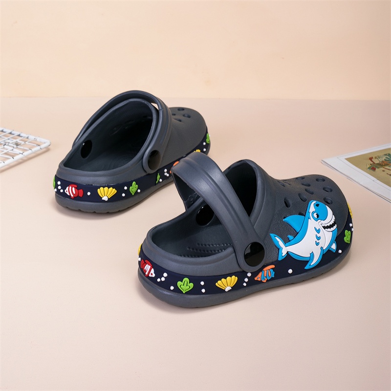 ขนาด 24-30 รองเท้าแตะลายการ์ตูนแฟชั่นสําหรับเด็กเด็กผู้ชาย อีวา รองเท้าชายหาดหัวโต - รูปที่ 3