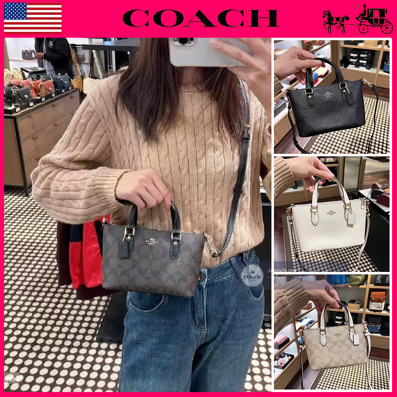 พร้อมส่ง ของแท้ 100% Coat h CH468 CH198 Mini Gallery กระเป๋าสะพายไหล่ผู้หญิง กระเป๋าถือ กระเป๋าผู้หญ