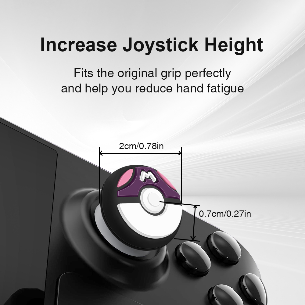 Thumb Grip Caps สําหรับ Steam Deck OLED, ซิลิโคน Thumbsticks Grips จอยสติ๊กสําหรับ Steam Deck LCD,Analog Stick Grips ปุ่มสําหรับ Steam Deck