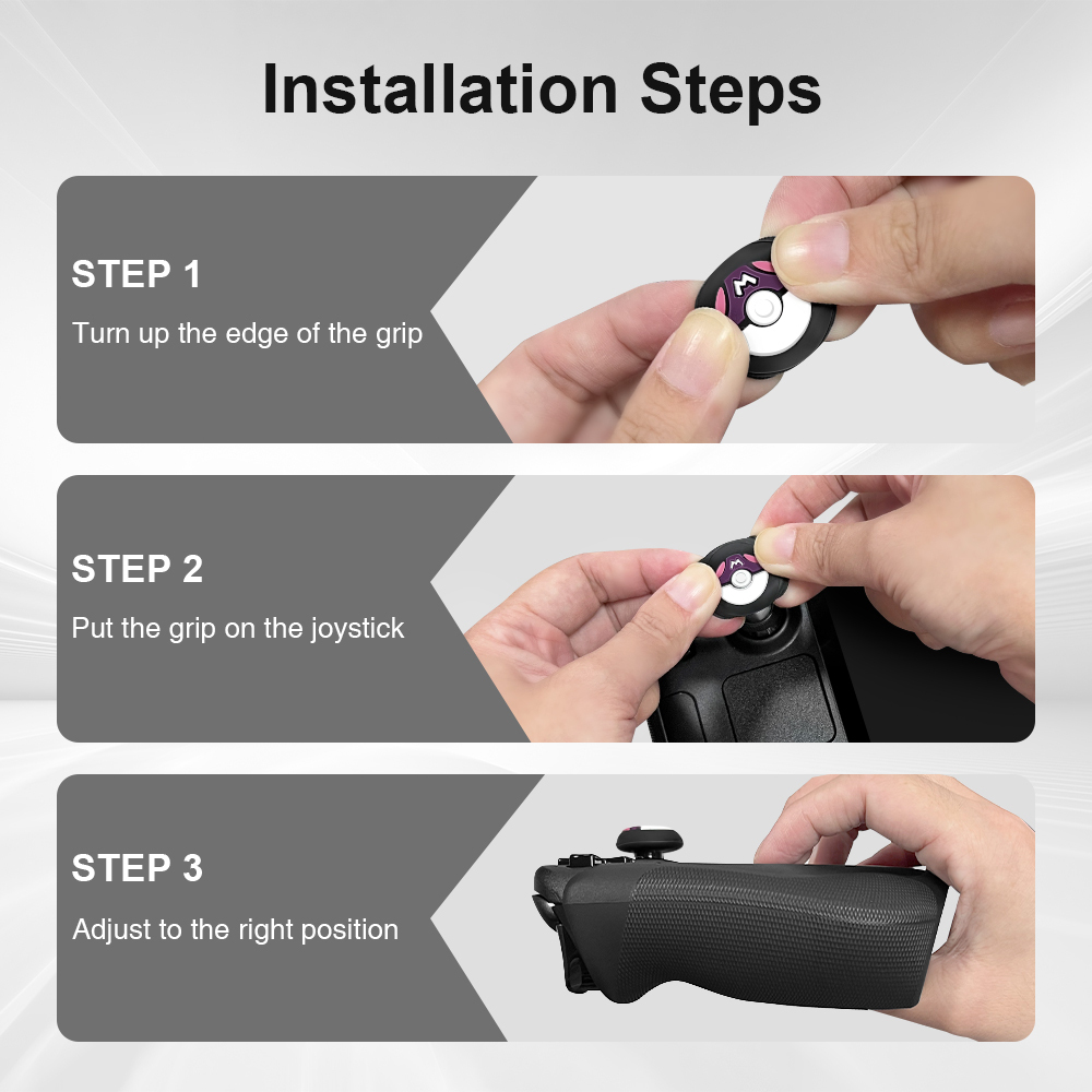 Thumb Grip Caps สําหรับ Steam Deck OLED, ซิลิโคน Thumbsticks Grips จอยสติ๊กสําหรับ Steam Deck LCD,Analog Stick Grips ปุ่มสําหรับ Steam Deck